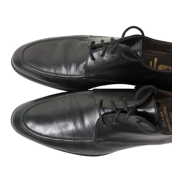 Bruno Magli Loreto BM600677 Black Leather Low Top Plain Toe Oxfords Size 11.5 - Picture 7 of 11